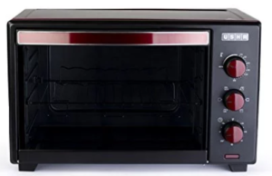 Usha OTG 3619R 19L Oven Toaster Grill (Wine & Matte Black)