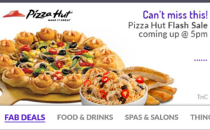 little app pizzahut vouchers at 60 off 5 PM 16th feb flash sale
