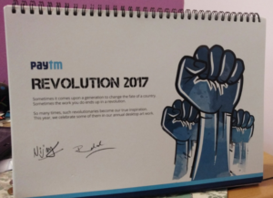 paytm revolution 2017 calendar get free of cost