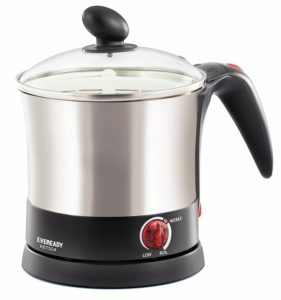 Amazon - Buy Eveready KET504 1-Litre Multi-Function Kettle (Black) at Rs 1569 only