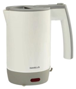 Amazon - Buy Havells Travel Lite 0.5-Litre 1000-Watt Kettle (Beige) at Rs 489 only