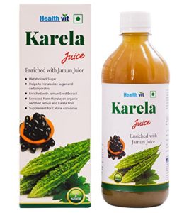 Amazon - Buy Healthvit Karela jamun Juice - 500 ml at Rs 123 only
