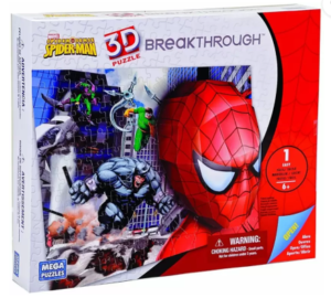 Spiderman themed 3D puzzle for kids