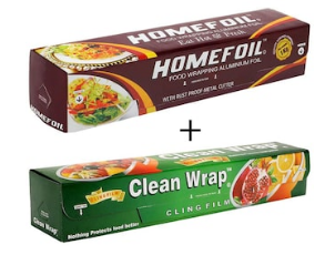 Flat 50% Cashback on Aluminium Foil & Cling Films