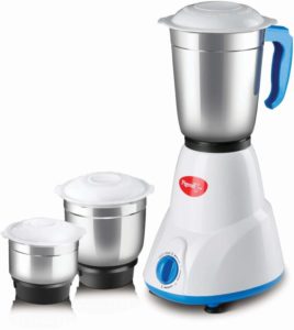 Flipkart - Buy Pigeon Gusto 550 W Mixer Grinder (White, 3 Jars) at Rs 1249only
