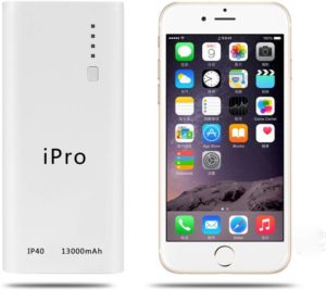 Flipkart - Buy iPro iP40 Portable Powerbank 13000 mAh Power Bank (White, Lithium-ion) at Rs 599 only