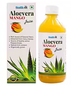 Healthvit 100% Natural Aloevera Mango Juice - 500 ml