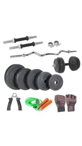 Livestrong 20 Kg Home Gym 14 Dumbells Rod And 1 Curl Rod And Accessories Rs 679 only paytm