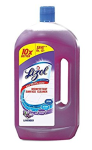Lizol Disinfectant Floor Cleaner Lavender, 975 ml