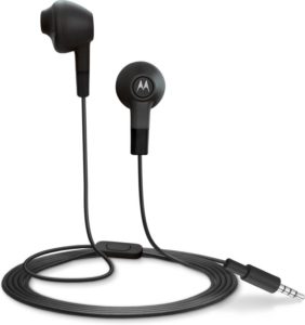 Motorola Lumineers Wired Headset With Mic (Black) at Rs 349 only flipkart