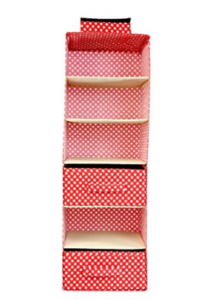 My Gift Booth Cotton Wardrobe Organiser, Red for Rs.449
