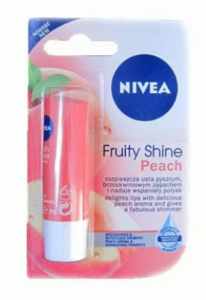 Nivea Fruity Shine Peach Lip Balm, 4.8g