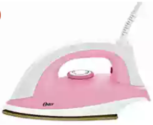 Oster GCSTDR2010 1000-Watt Plastic Body Dry Iron (Pink)