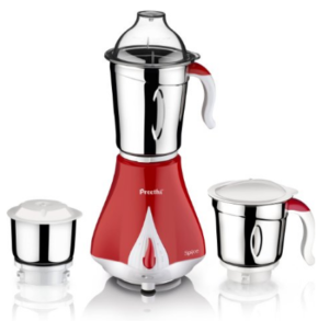 Preethi Spice MG 203 550-Watt Mixer Grinder (Cherry Red with Cream Border) for Rs.1,999