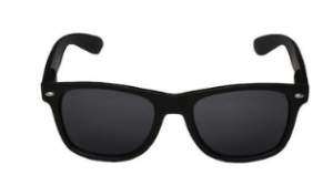 Rocky Hill Classic Black Wayfarer Sunglass (UV PROTECTED)