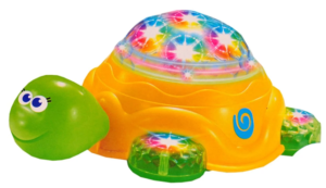 Toyshine Bump and Go Turtle Toy with 3D Lights and Music