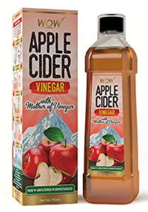 WOW Raw Apple Cider Vinegar - 750 ml - with strand of mother - Not from concentrate