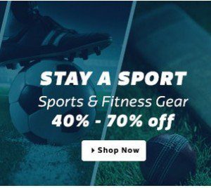 flipkart sports and fitness gear 50-80 off