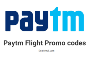 Paytm Flight Booking Promo codes