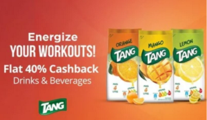 tang products beverages summer 40 cashback paytm