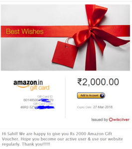 teachmitra refer and earn amazon vouchers proof