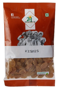 24 Mantra Organic Products Kismis, 100g at Rs.38