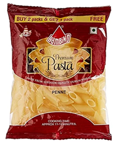 Bambino Premium Pasta, Penne, 250g (Buy 2 Get 1 Free)