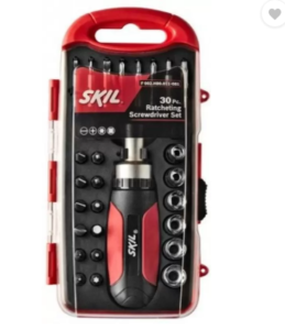 Bosch - Skil (Red and Black) Ratchet Screwdriver Set (Pack of 30) at Rs.249