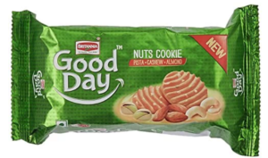 Britannia Good Day Biscuit, Nut Cookies, 200g
