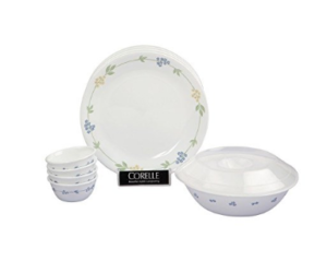 Corelle India Impressions Violet Dance Serving Bowl, 1 Litre, Set of 10 at Rs.1,707