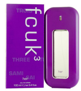 FCUK 3 Her Eau De Toilette Spray - 100ml at Rs.1,051