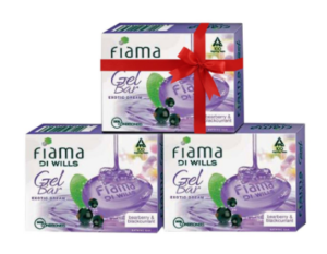 Fiama Exotic Dream Gel Bar, Bearberry & Blackcurrant, 125gm - Pack of 3 at Rs.108