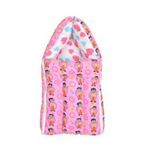 Luke and Lilly Chhota Bheem Baby Bedding Set Cum Sleeping Bag,Bed For Just Born baby. (Pink at Rs.249