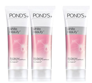 POND'S White Beauty Daily Spotless Lightening Facial Foam, 100g (Buy 2 Get 1 Free) at Rs.163