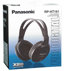 Panasonic RP-HT161E-K Over-Ear Headphone (Black)