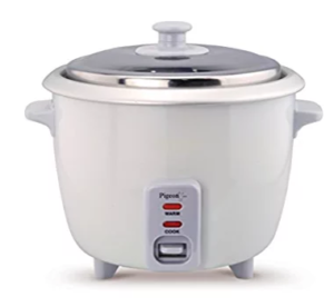 Pigeon Favourite 94 1-Litre Rice Cooker (Red/White)