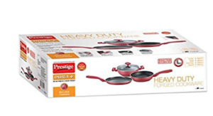 Prestige Dura Plus BYK Set, 3-Pieces, Red at Rs.1,938