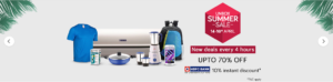 Snapdeal Unbox Summer Sale - upto 70% off on All Catagories + 10% cashback via HDFC Bank Credit Cards