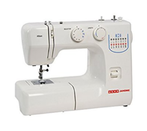 Usha Janome Allure 75-Watt Sewing Machine (White/Blue) at Rs.8,189