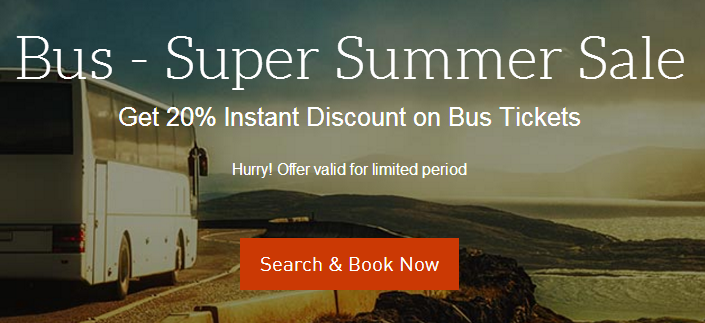 makemytrip bus - super summer sale
