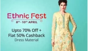 paytm ethnic fest dress materials