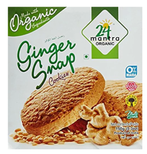 24 Mantra Organic Ginger Snap, 150g