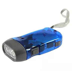 AndAlso Hand Pressing Flash Light - No Battery No Bulb, Simply Shake to Recharge at rs.77
