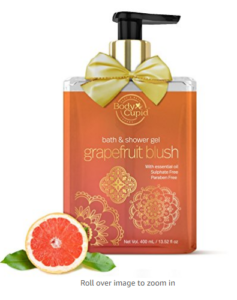 Body Cupid Grapefruit Blush Luxury Shower Gel - Shea Butter & Grapefruit Essential Oils for Toned, Healthier Skin - No Sulphates or Parabens - 400 ML at rs.399