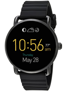 Fossil Q Wander Touchscreen Black Silicone Smartwatch at rs.9,306
