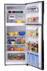 Hitachi 382 L Frost Free Double Door Refrigerator (R-VG400PND3- (GBK), Glass Black, 2016) at rs.36,299