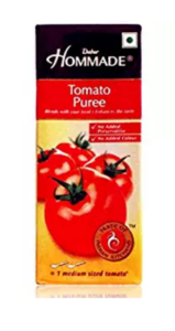 Hommade Tomato Puree, 200g (Pack of 3) at Rs.38