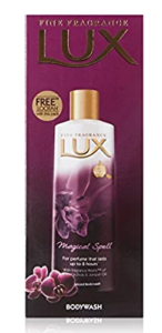 Lux Magical Spell Body Wash, 240ml with Free Loofah