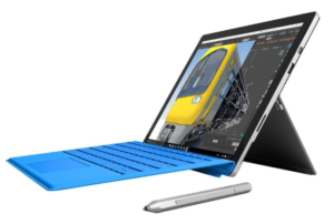 Microsoft Surface Pro 4 31.24 cms (Core M/4GB/128GB/Windows 10/Integrated Graphics), Silver Microsoft Office 365 Personal Included
