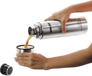 NIRLON VACCUM FLASK 500 ml Flask (Pack of 1, Silver) AT rS 160 ONLY